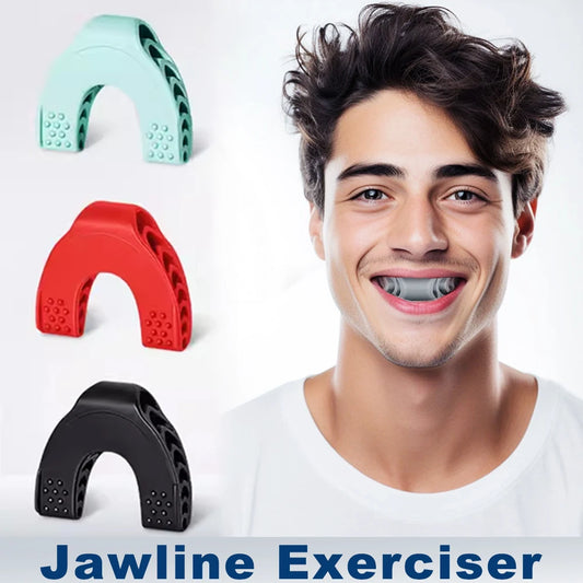 Jaw Exerciser Neck Toning Jawline Exercise Face Muscle Trainer V Shape Faceshape Fitness Resistance Levels Double Chin Reducer